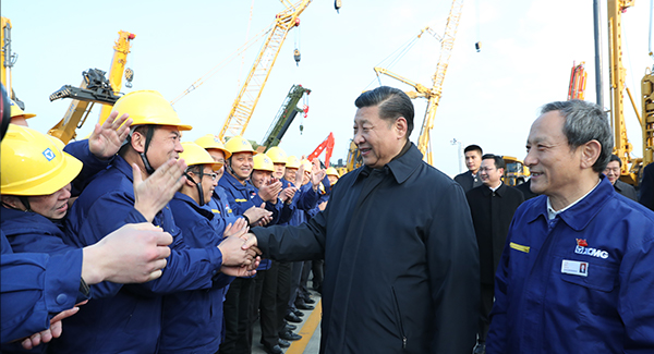中共中央总书记、国家主席、中央军委主席习近平亲临九游娱乐集团考察调研