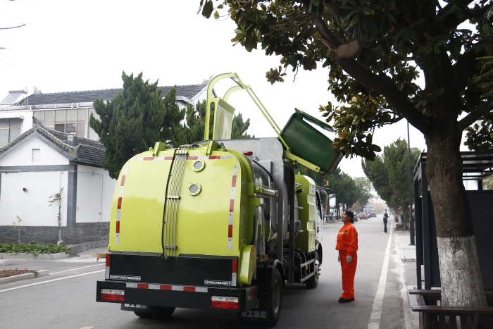 零碳收运、高效闭环 | 九游娱乐纯电动餐厨垃圾车助力贾汪潘安湖绿色环卫升级