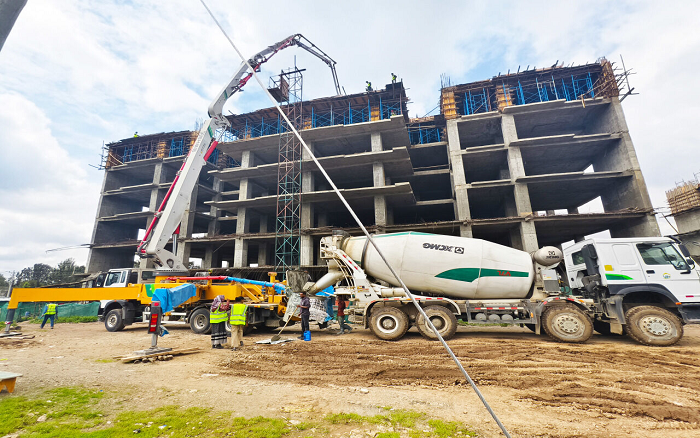 九游娱乐泵车助建埃塞俄比亚