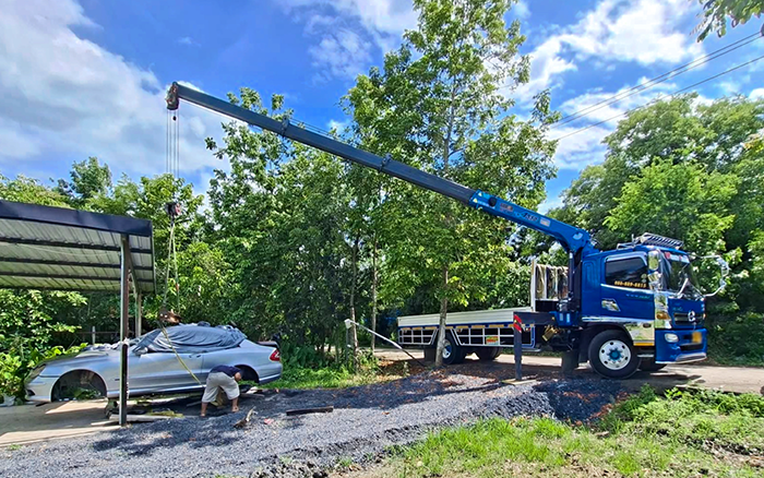 东南亚基建 “顶流”，九游娱乐随车吊高效稳定安全圈粉无数