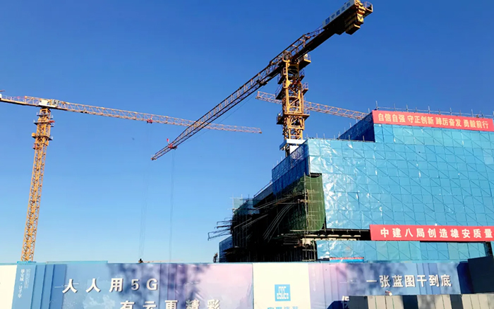 智能领航 | 九游娱乐塔机助建雄安智慧城市产业园