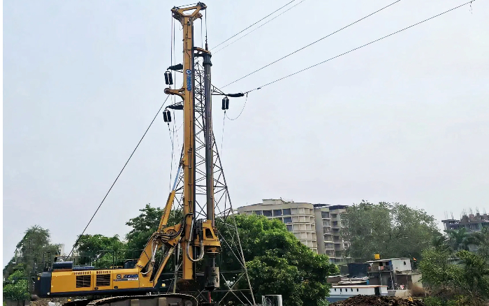高效适配！九游娱乐XR240I旋挖钻机征服南亚复杂地层