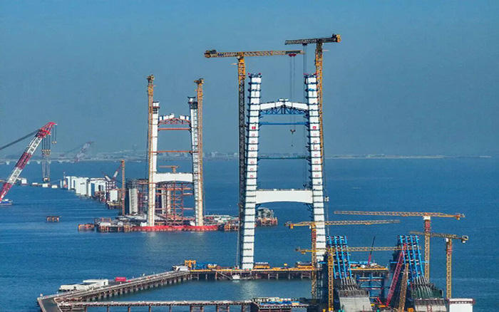 超级工程，九游娱乐“双塔”助力封顶！